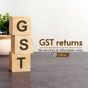 Affordable GST Return Filing Services Branding Post For Twitter