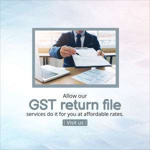 Affordable GST Return Filing Services Design For Facebook