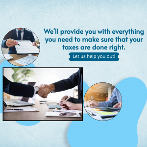 Professional Tax Preparation Services Image For LinkedIn