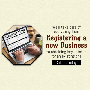 Professional Business Registration Services Template For Threads