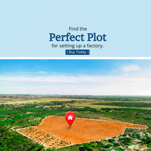 Industrial Land For Sale Promotional Banner For Google Business Profile
