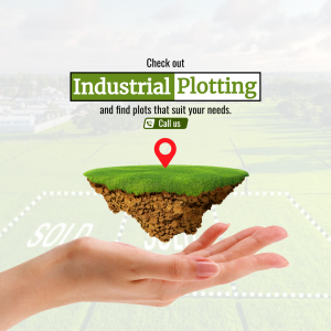 Industrial Plotting Services Flyer For Telegram