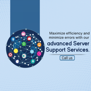 Advanced Server Support Services Promotion Branding Post For Instagram