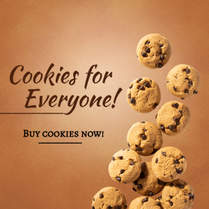 Cookies For Everyone Promotion Advertisement For X