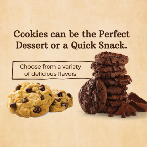 Delicious Assorted Cookies Advertisement Social Media Post For Facebook