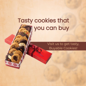 Gourmet Cookie Gift Box Design For Google Business Profile