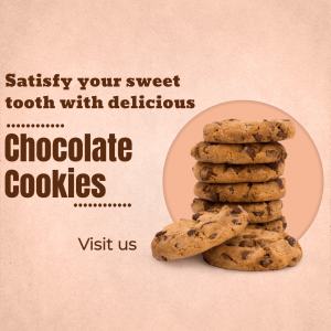 Delicious Chocolate Cookies Promotion Graphic For Pinterest