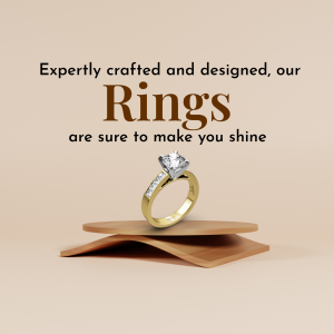 Elegant Diamond Ring Advertisement Promotional Banner For Google Business Profile