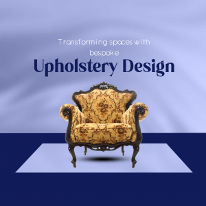 Bespoke Upholstery Design Service Advertisement For WhatsApp