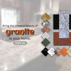 Granite Home Improvement Advertisement Poster For Telegram