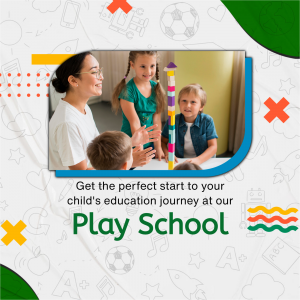 Enroll Your Child In Our Premier Play School Flyer For Google Business Profile