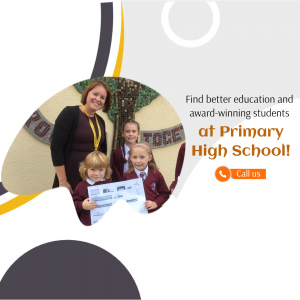 Primary School Education Advertisement Creative Design For Twitter