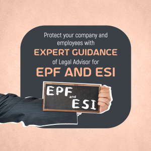 EPF And ESI Legal Advisory Services Creative Design For LinkedIn