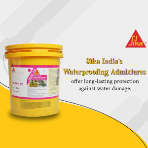 Sika India Waterproofing Admixture Bucket Marketing Image For Instagram