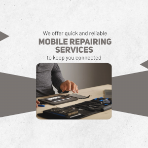 Professional Mobile Repairing Services Graphic For Pinterest
