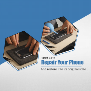 Professional Phone Repair Service Banner For LinkedIn