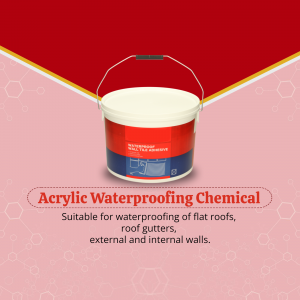 Acrylic Waterproofing Chemical Business Poster For Google Business Profile
