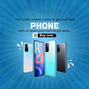 TVS Credit Phone Financing Offer Graphic For Telegram