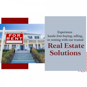 Trusted Real Estate Solutions Business Poster For Threads
