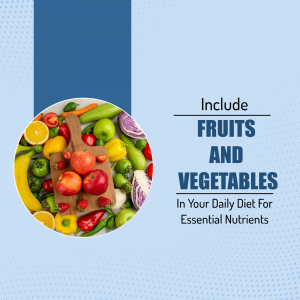 Healthy Diet Infographic Artwork For WhatsApp