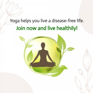 Yoga And Healthy Living Promotional Post Marketing Image For LinkedIn