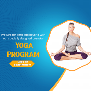 Prenatal Yoga Program Promotion Poster For Instagram