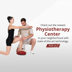 State-of-the-Art Physiotherapy Center Advertisement Creative Design For Google Business Profile