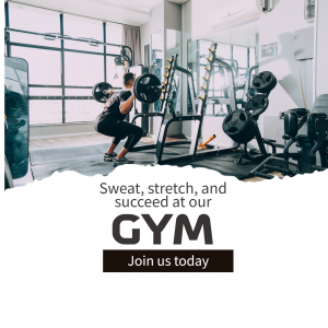 Gym Membership Promotion Promotional Banner For Instagram