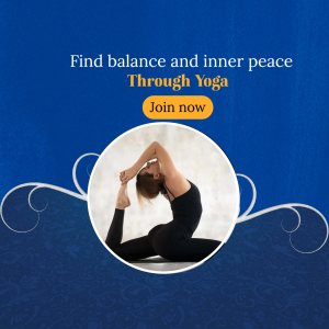 Yoga Class Promotion Design For X