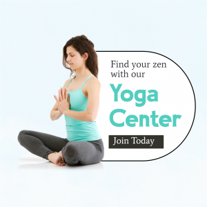 Yoga Center Promotion Artwork For Telegram