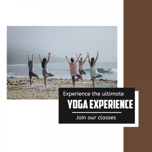 Yoga Experience Promotional Ad Marketing Image For Telegram