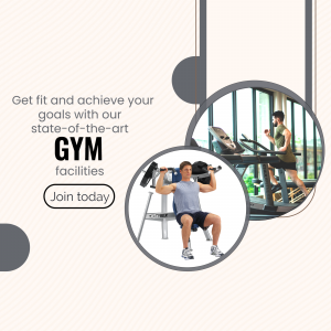 Gym Membership Promotion Marketing Image For Threads