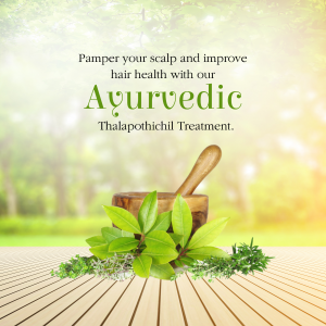 Ayurvedic Thalapothichil Treatment Creative Design For Pinterest