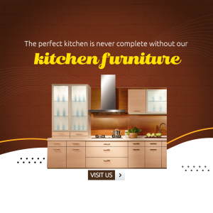 Modern Kitchen Furniture Design Flyer For X