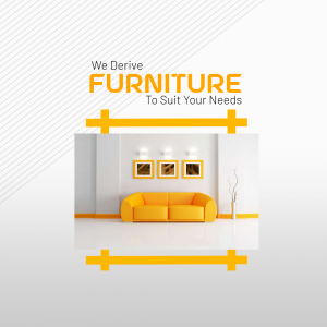 Modern Furniture Design Advertisement Promotional Banner For Google Business Profile