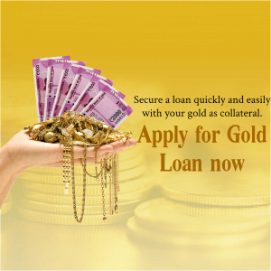 Gold Loan Advertisement Poster For Pinterest