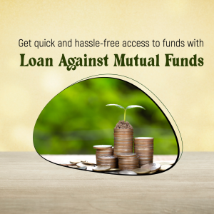 Loan Against Mutual Funds Promotion Marketing Image For X