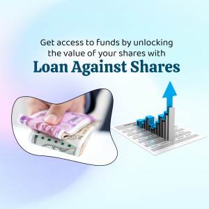 Loan Against Shares Financial Services Graphic For Twitter