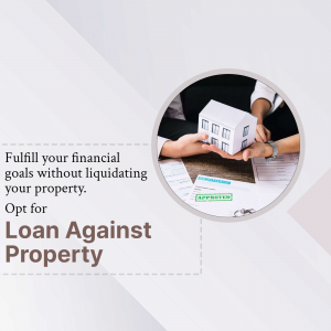 Loan Against Property Financial Services Template For Twitter