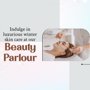 Winter Skin Care Facial Treatment Branding Post For Twitter