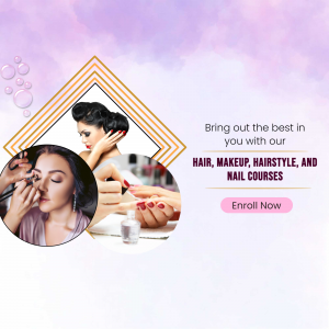 Professional Beauty Academy Courses Design For Telegram