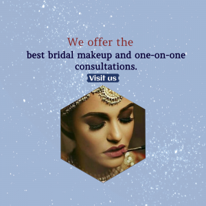 Professional Bridal Makeup Consultation Services Branding Post For Threads