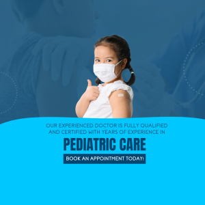 Pediatric Vaccination Appointment Social Media Post For Twitter