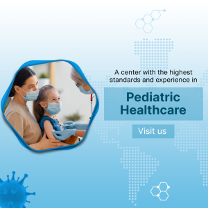 Pediatric Healthcare Services Flyer For Twitter