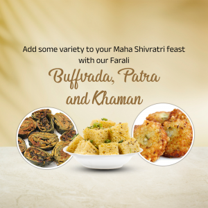 Maha Shivratri Farali Food Special Design For Pinterest