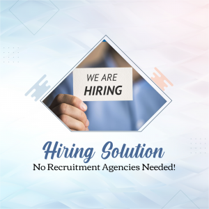 We Are Hiring Solution Marketing Image For LinkedIn