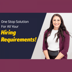 One Stop Hiring Solutions Poster For Twitter