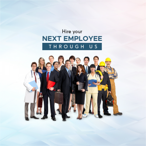 Hire Your Next Employee Recruitment Services Marketing Image For Telegram