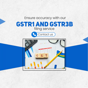 GST Filing Services Advertisement Template For Facebook