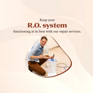 Professional RO Water Purifier Repair Services Design For Facebook